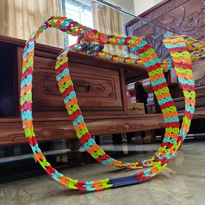Pista de Corrida Brinquedo Luminoso Sem Bateria Crianças