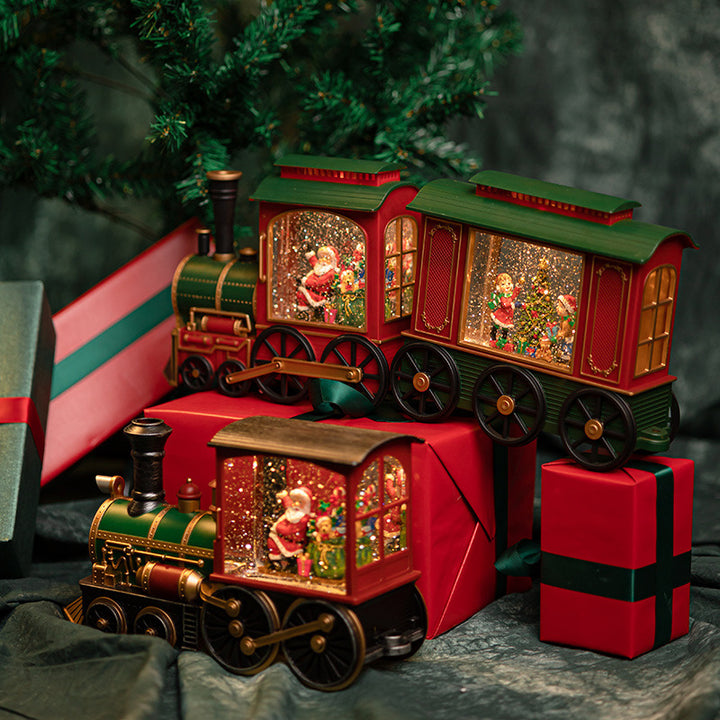 Christmas Santa Claus Train Music Box by 253444