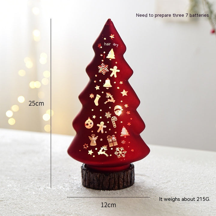 Christmas Luminous Glass Desktop Decoration by 253444