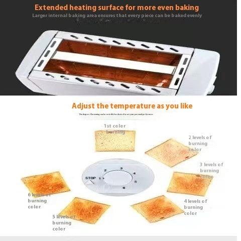 Torradeira Semi-Automática para Café da Manhã – Compacta e Eficiente