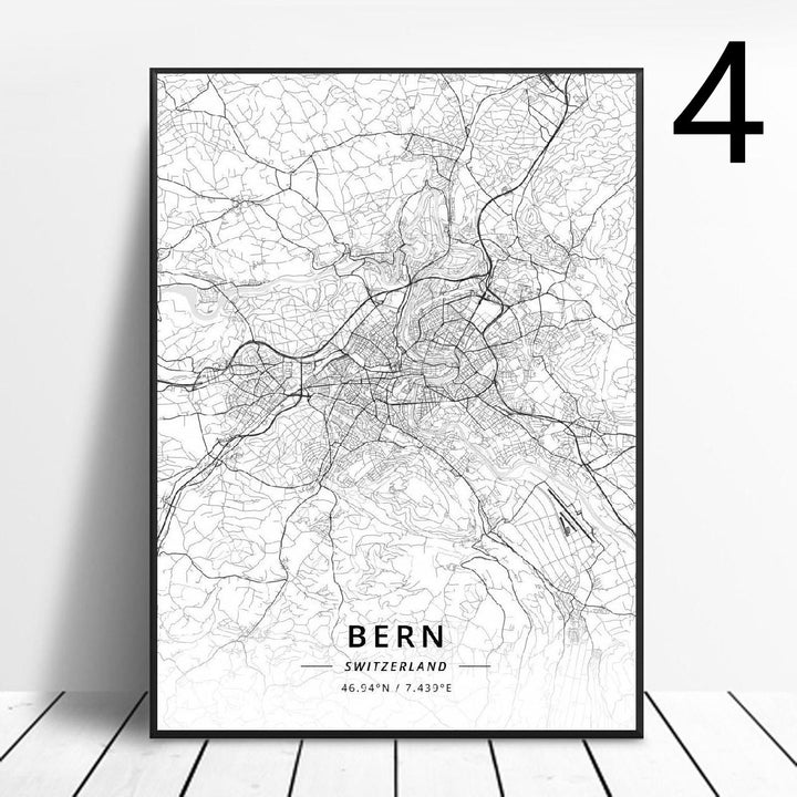 Poster Em Canvas Impressão De Alta Qualidade Para Casa