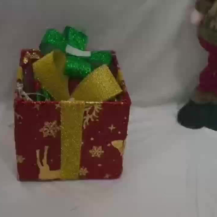 Conjunto 3 Caixas de Presente Luminosas de Natal para Casa by Casa Perfeita