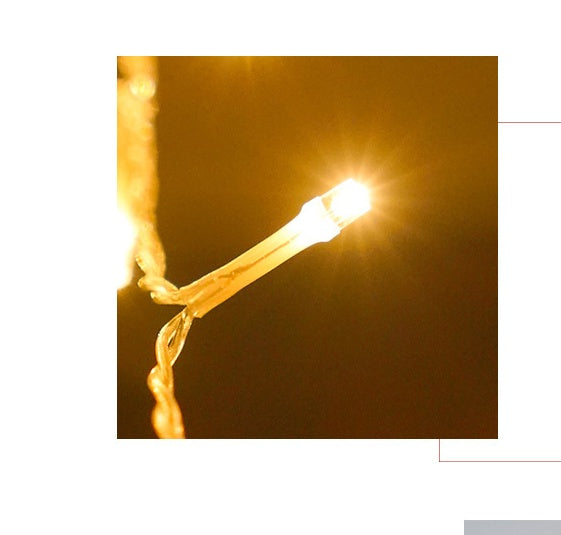 LED Pentagram Waterfall Lights Running Water Christmas by 253444