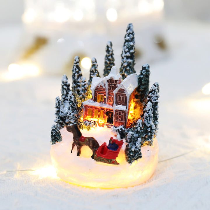 Christmas Decorations Resin House Gifts by 253444