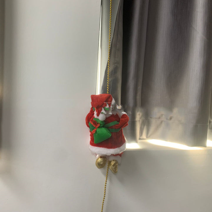 Electric Santa Claus Climbing Ladder Plastic by 253444