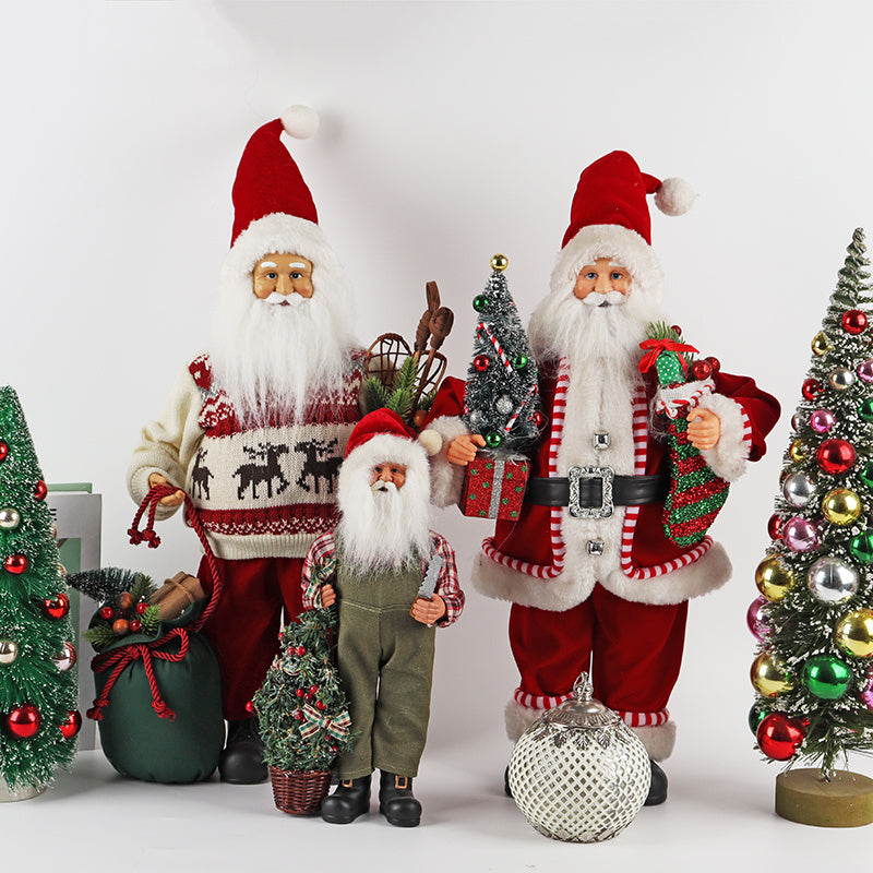 Fabric Santa Claus Home Furnishings And Decorations by 253444