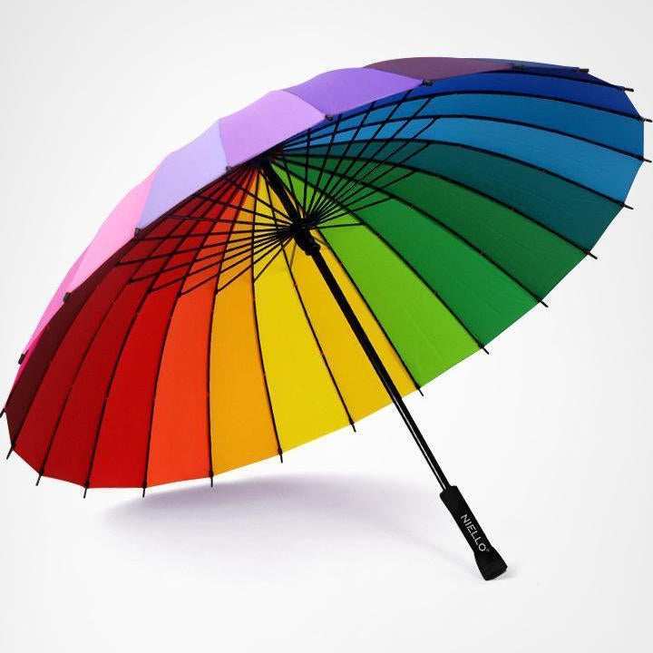Rainbow Festival Umbrella by 253444
