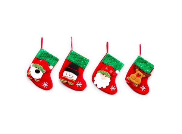Christmas Decorations Santa Claus Socks Christmas Tree Pendant Christmas Socks Gift Bag Christmas Bag by 253444