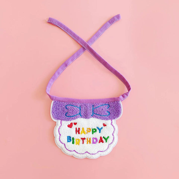 Make Your Pet's Birthday Special with this Adorable Dog Birthday Hat & Bandana Set! by Casa Perfeita