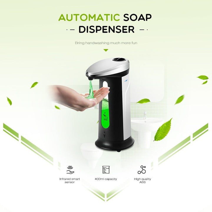 Dispensador Automático de Sabão com Sensor para Casa 400ml