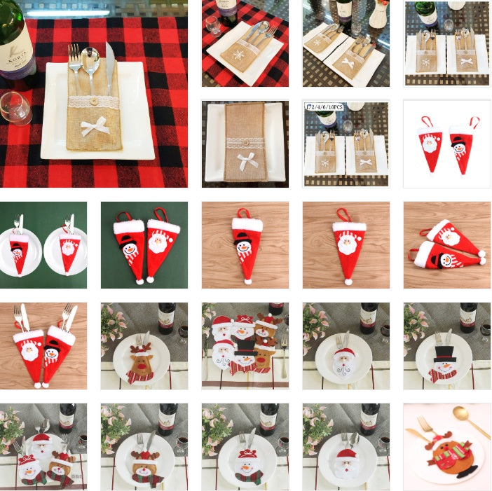 Christmas knife and fork set by 253444