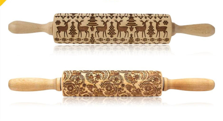 Rolling Pin Christmas Embossing by 253444