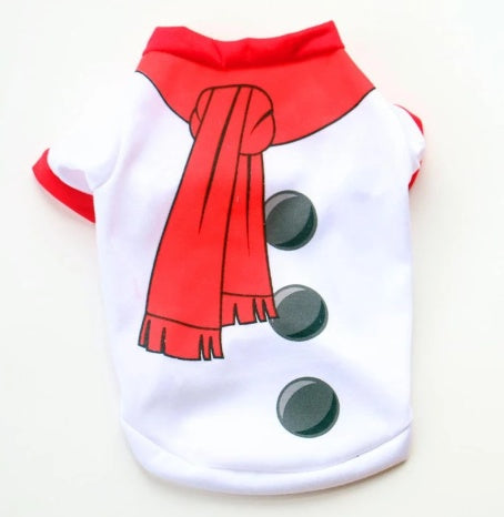 Dog Christmas Costume Sweatshirt Vest Clothes by 253444