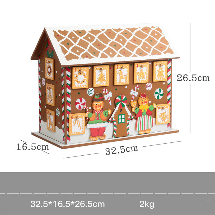 Christmas decoration wooden calendar by 253444