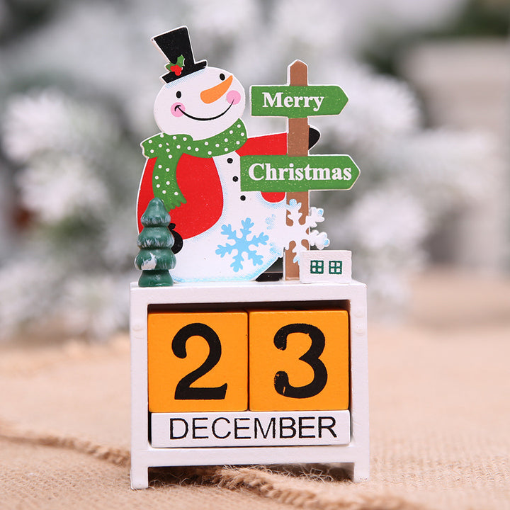 Christmas wooden calendar decorations by 253444