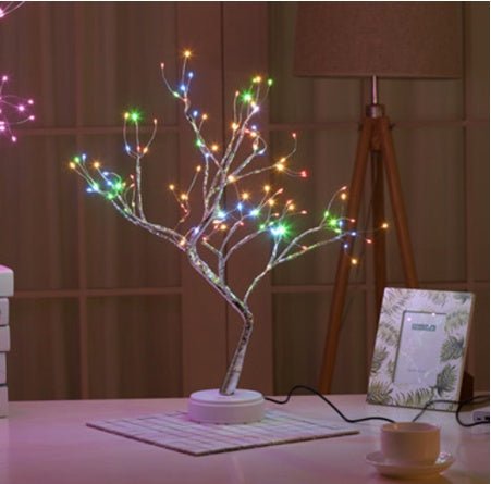 Christmas Decoration Night Light LED Pearl Tree Light Starry Touch Light by 253444