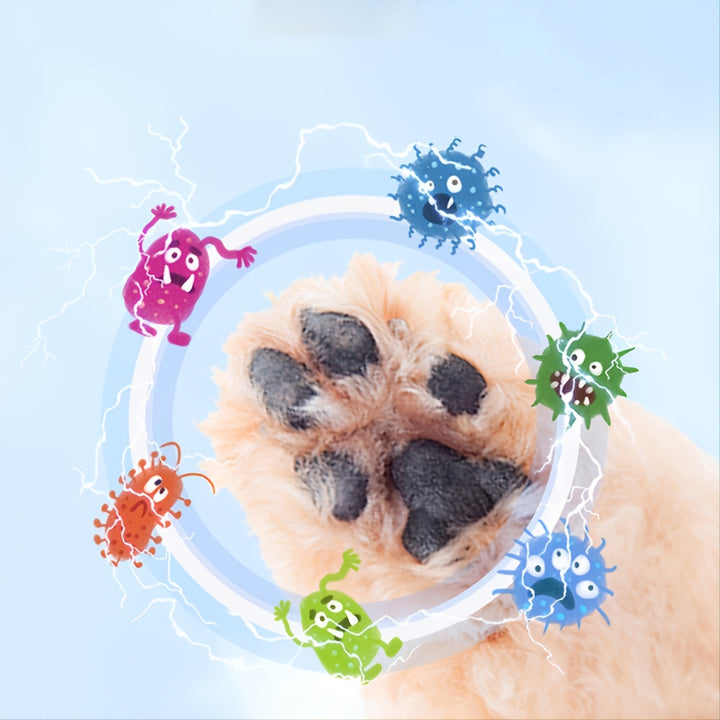 Portable Silicone Pet Paw Cleaner Cup for Dogs & Cats - Soft Bristle Brush, Non-Electric, PP Material, Blue - Ideal for Keeping Your Pet's Paws Clean Indoors, Dog Paw Cleaner by Casa Perfeita