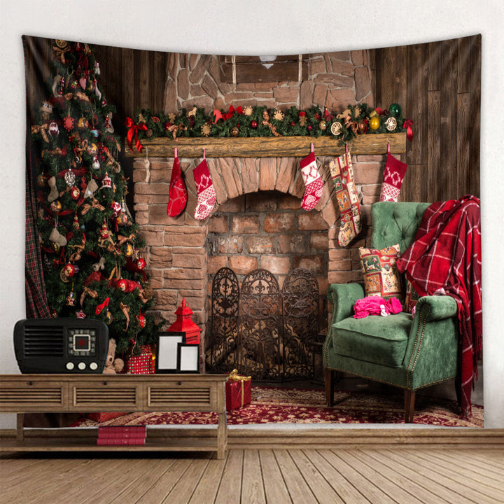 Tapestry wallcloth fireplace background cloth by 253444
