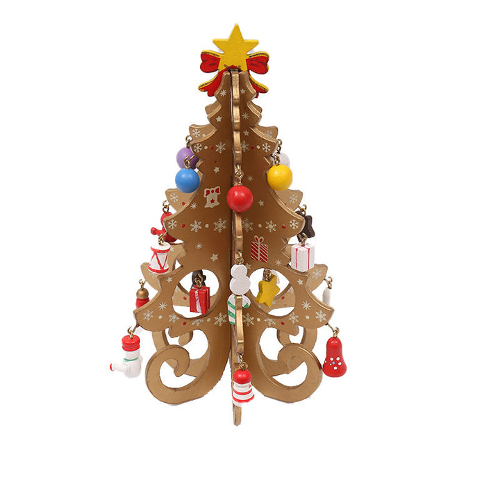 Christmas tree scene decoration by 253444