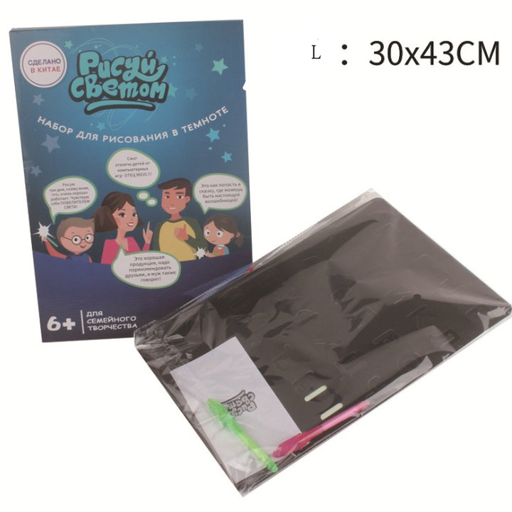 Quadro Mágico Luminoso 3D: Desenhe com Luz e Sem Bagunça! Brinquedo Educativo