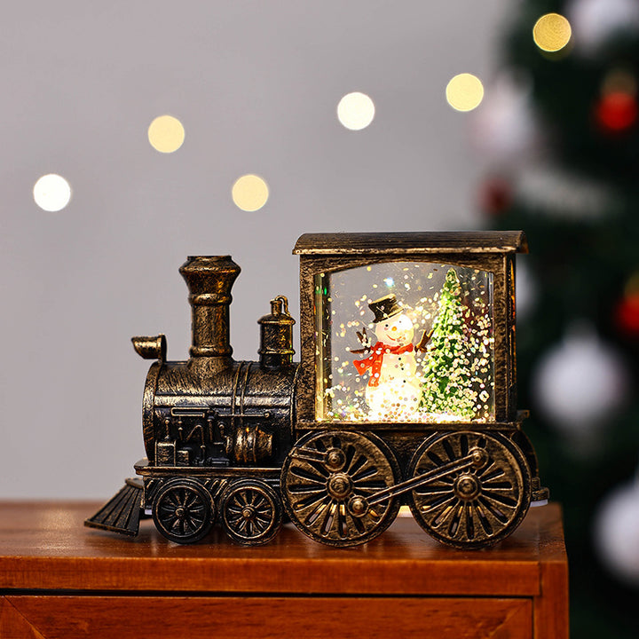 Christmas Gift Train Decoration Small Night Lamp by 253444