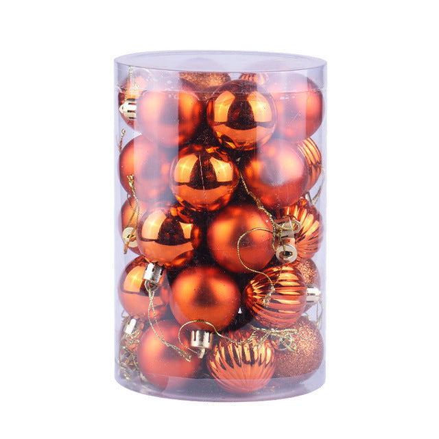 Conjunto 34 Bolas de Natal 4 cm Multicor Brilho Festivo by 253444
