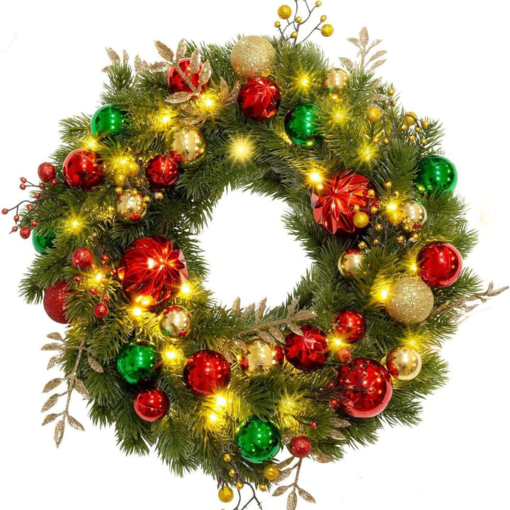 Ins Forest Christmas Wreath Decorations by 253444