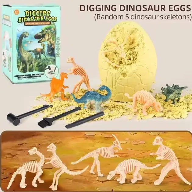 Fósseis De Dinossauro Kit De Escavação Educativo Infantil