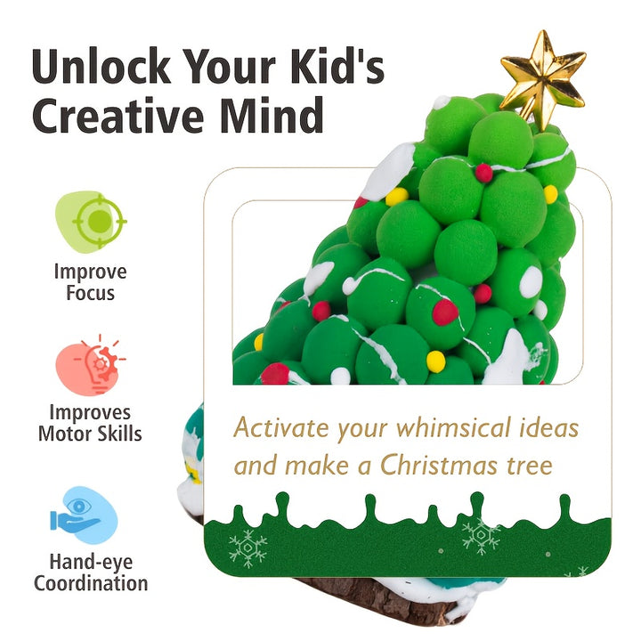 Conjunto Artesanato Natal 12 Peças Para Árvore Infantil