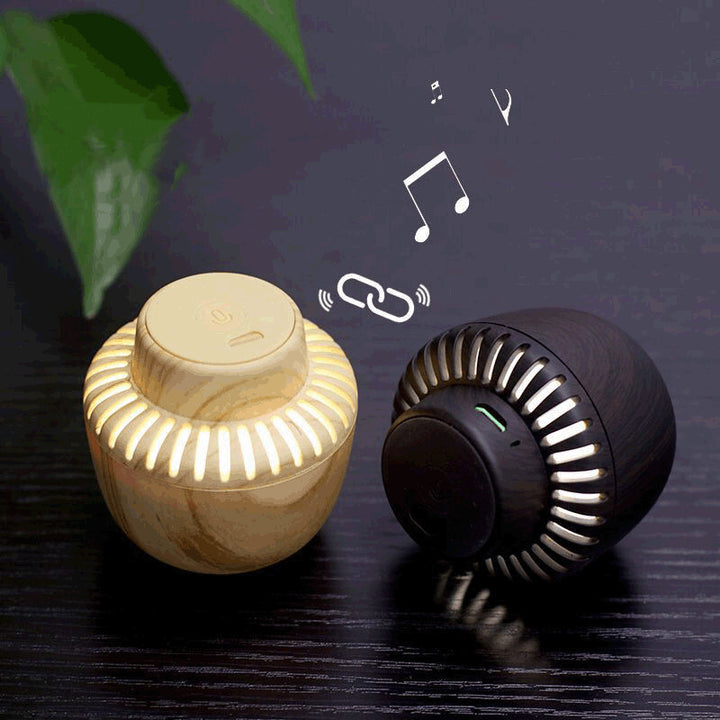 Mini Caixa de Som Bluetooth Cogumelo: Design, Som e Luz em Harmonia