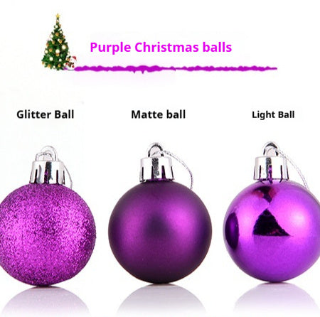 Christmas Ball Christmas Decorations 24 PCs Christmas Ball Set Christmas Tree Pendant by 253444