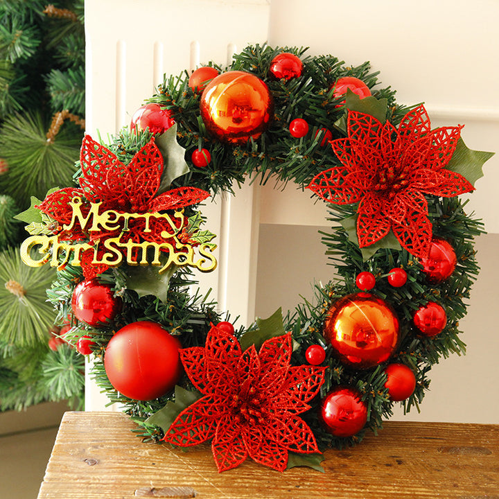 Christmas Decorations Christmas Wreath Home Decor For Home Garden Decorations Mall Door Decoration by 253444