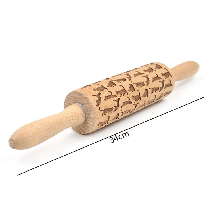 Rolling Pin Christmas Embossing by 253444
