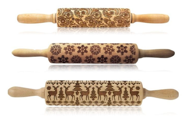 Rolling Pin Christmas Embossing by 253444