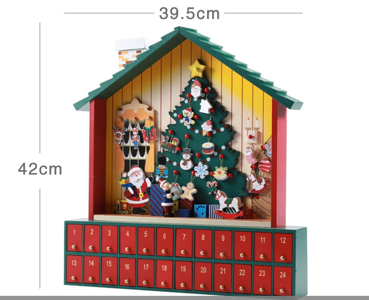 Christmas decoration wooden calendar by 253444