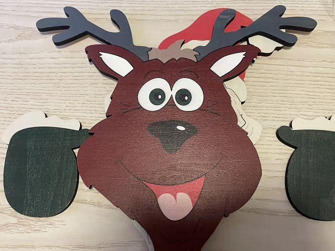 Christmas Themed Fence Garden Top Decoration by 253444