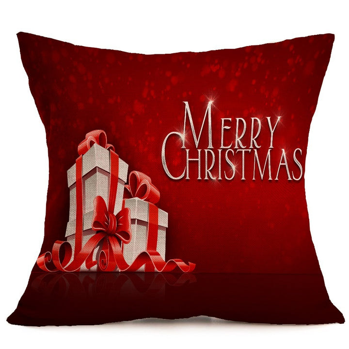 Christmas festive pattern car sofa pillow pillowcase by 253444