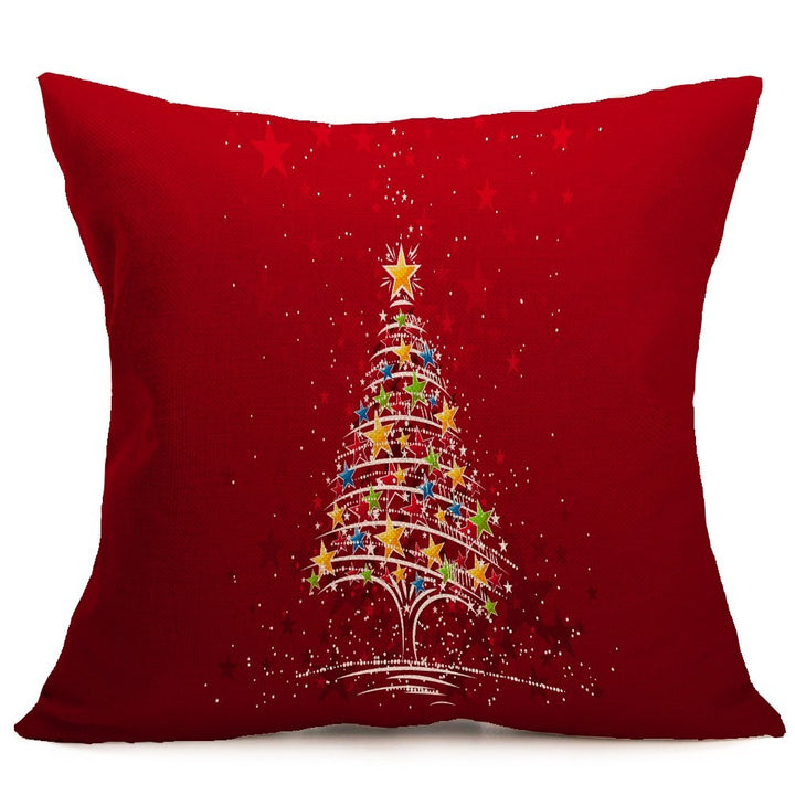 Christmas festive pattern car sofa pillow pillowcase by 253444