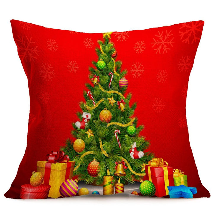 Christmas festive pattern car sofa pillow pillowcase by 253444