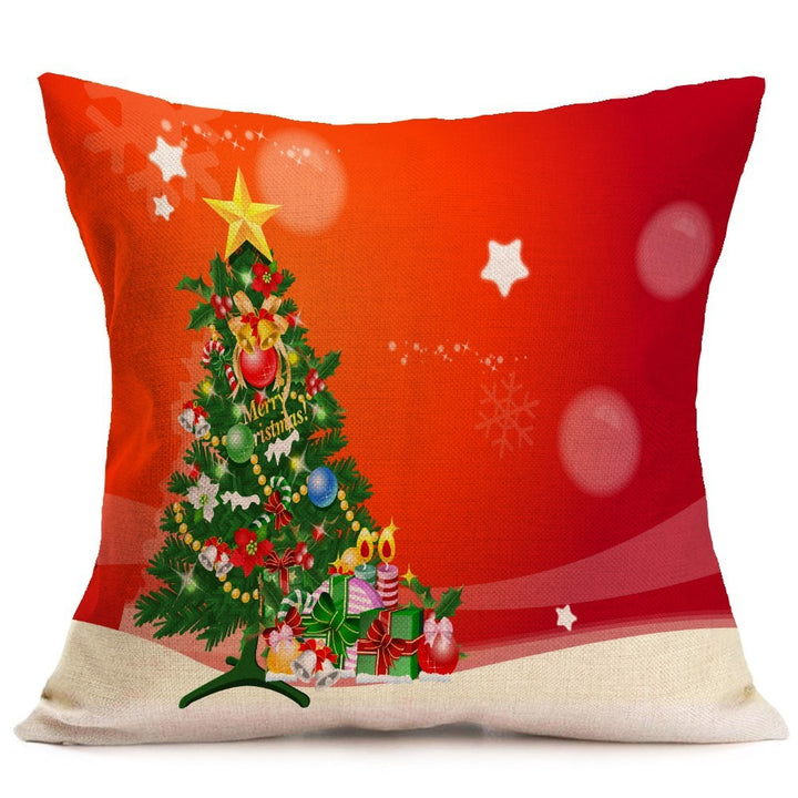 Christmas festive pattern car sofa pillow pillowcase by 253444
