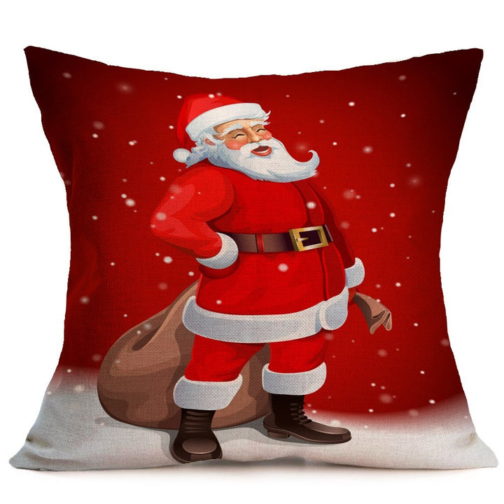 Christmas festive pattern car sofa pillow pillowcase by 253444