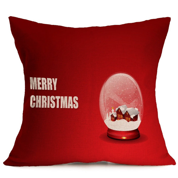 Christmas festive pattern car sofa pillow pillowcase by 253444