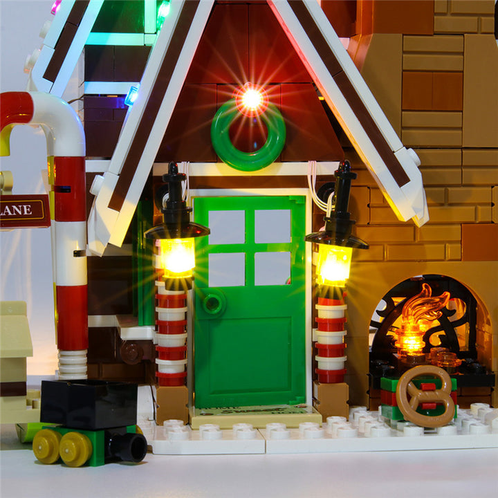 LED String Light for Building Block Gingerbread House Compatible With 10267 (NOT Include The Model) by 253444