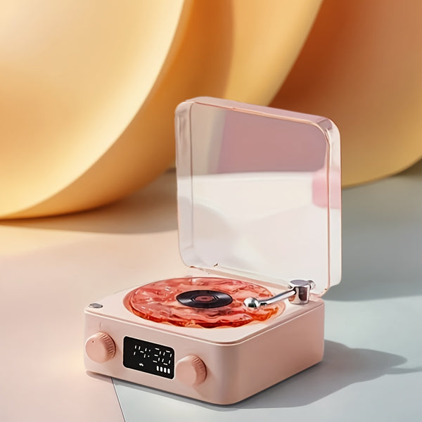 The best Christmas gift Waves Vinyl Player. Multifunctional White Noise BT Speaker With Adiustble Atmosphere Liaht RGB Lighting-audio Wireless Festival Qifts Getting Close To Nature And Adding Color To Life, Gifts From Friend by Casa Perfeita