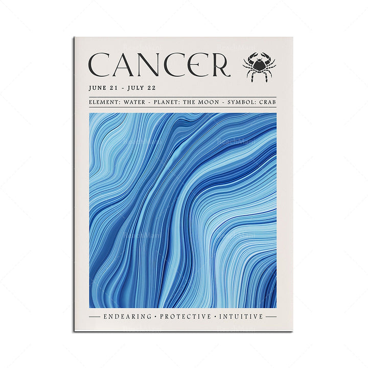 Printed Abstract Aesthetic Living Room Wall Decor Poster by 253444