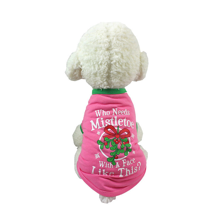 Dog Christmas Costume Sweatshirt Vest Clothes by 253444