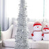 Artificial Tinsel Up Christmas Tree With Stand Gorgeous Collapsible Artificial Christmas Tree For Christmas Decorations by 253444