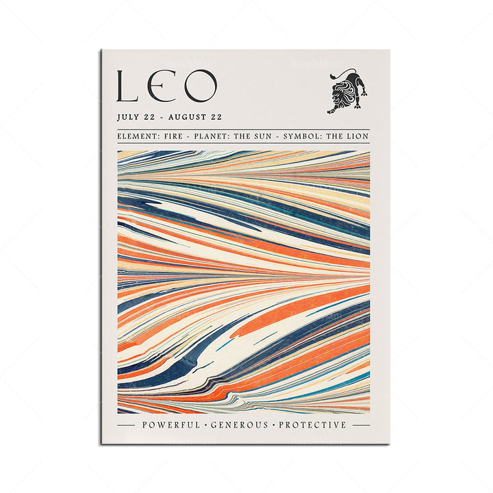 Printed Abstract Aesthetic Living Room Wall Decor Poster by 253444