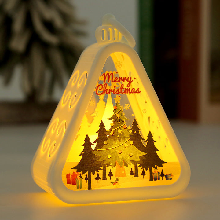Christmas Decorations Retro Electric Candle Lamp Luminous Ornaments by 253444