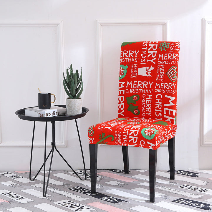 Christmas universal elastic chair cover by 253444